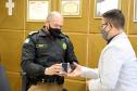 Comandante-Geral da PMPR recebe fã da Corporação que sonha em ser Policial Militar