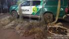 Batalhão de Polícia Ambiental-Força Verde encaminha três suspeitos por pesca ilegal e apreende quase 1 quilômetro de redes de pesca no rio Ivaí, em Fênix (PR)