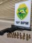 Pistolas e munições são apreendidas pela PM durante a operação Fronteiras e Divisas Integradas