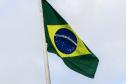 Pira do Fogo Simbólico da Pátria é acendida durante cerimônia de abertura da Semana da Pátria em Curitiba