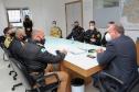 Secretário de Desenvolvimento Urbano e Obras Públicas recebe Alto-Comando da PMPR para reunião de trabalho