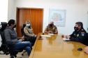Comandante-Geral da PM recebe prefeita de Clevelândia em Curitiba