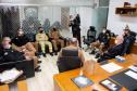 Alto Comando da Polícia Militar recebe visita de cortesia do Presidente da ALEP