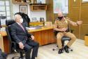 Alto Comando da Polícia Militar recebe visita de cortesia do Presidente da ALEP
