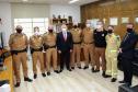 Alto Comando da Polícia Militar recebe visita de cortesia do Presidente da ALEP