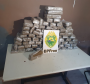 BPFRON apreende mais de 200 quilos de maconha, arma de fogo e carro roubado no Oeste do estado