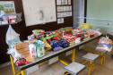 Polícia Militar doa alimentos para alunos de projeto social em Guaratuba