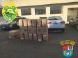 Em Jardim Alegre (PR), Polícia Militar apreende mais de 23 mil maços de cigarros contrabandeados e encaminha suspeito por contrabando