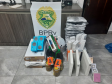 Em diferentes cidades, policiais rodoviários estaduais apreendem 200 quilos de maconha, porções de crack e equipamentos eletrônicos