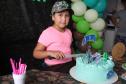 No Litoral, policiais militares realizam sonho de fã mirim em festa de aniversário