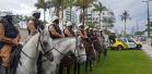 Polícia Militar reforça policiamento no Litoral com unidades especializadas