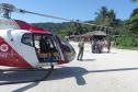 BPMOA leva vítima de AVC da Ilha do Mel a hospital de Paranaguá em sete minutos