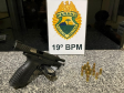 Final de semana é marcado por ações policiais no oeste do estado; seis armas de fogo são apreendidas