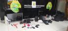 Polícia Militar prende autores de furtos em residências e recuperam eletrodomésticos, em Palmeira
