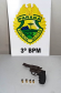 PM apreende quatro armas de fogo após denúncias de violência doméstica em Sudoeste do estado