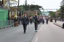 Tropas da Polícia Militar participam do desfile cívico-militar alusivo ao Dia da Independência. 