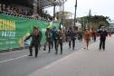Tropas da Polícia Militar participam do desfile cívico-militar alusivo ao Dia da Independência. 