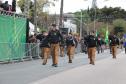 Tropas da Polícia Militar participam do desfile cívico-militar alusivo ao Dia da Independência. 