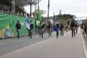 Tropas da Polícia Militar participam do desfile cívico-militar alusivo ao Dia da Independência. 