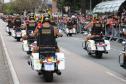 Tropas da Polícia Militar participam do desfile cívico-militar alusivo ao Dia da Independência. 