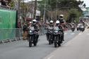 Tropas da Polícia Militar participam do desfile cívico-militar alusivo ao Dia da Independência. 