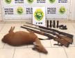 Dois homens armados são presos por caça ilegal em Pato Branco