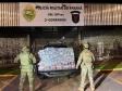 Apreensões da PMPR resultam na apreensão de 366 quilos de drogas
