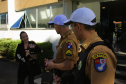 BPTRAN RECEBE VISITA DE RECÉM-NASCIDO SALVA POR POLICIAIS