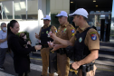 BPTRAN RECEBE VISITA DE RECÉM-NASCIDO SALVA POR POLICIAIS