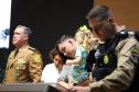 O Coronel André Cristiano Dorecki, que estava à frente do 3º CRPM, transmitiu oficialmente o comando ao Tenente-Coronel Carlos Alberto Rocha