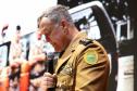 O Coronel André Cristiano Dorecki, que estava à frente do 3º CRPM, transmitiu oficialmente o comando ao Tenente-Coronel Carlos Alberto Rocha