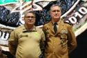 O Coronel André Cristiano Dorecki, que estava à frente do 3º CRPM, transmitiu oficialmente o comando ao Tenente-Coronel Carlos Alberto Rocha