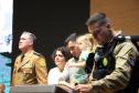 O Coronel André Cristiano Dorecki, que estava à frente do 3º CRPM, transmitiu oficialmente o comando ao Tenente-Coronel Carlos Alberto Rocha