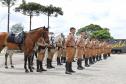solenidade que marcou a conclusão do Curso de Policiamento Montado (CPMon)