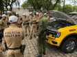 POLICIAIS DO BPTRAN REALIZARAM CURSO DE DIREÇÃO DEFENSIVA OFF-ROAD E OPERAÇÃO DAS NOVAS VIATURAS RANGER 4X4
