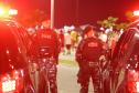 O policiamento ostensivo esteve presente nos locais de maior movimento, como praias, praças e eventos públicos, garantindo a segurança durante os shows e queima de fogos.
