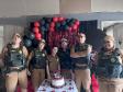 Fã mirim da PMPR ganha festa especial
