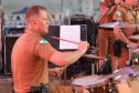 Banda da Polícia Militar do Paraná (PMPR) se apresentou no Palco Sunset