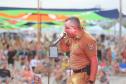 Banda da Polícia Militar do Paraná (PMPR) se apresentou no Palco Sunset