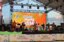 Banda da Polícia Militar do Paraná (PMPR) se apresentou no Palco Sunset