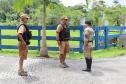 O coronel Jefferson Silva, acompanhado pelo Chefe do Estado-Maior, coronel Paulo Roberto Lima, realizaram encontros para acompanhar de perto as atividades 