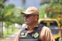 O coronel Jefferson Silva, acompanhado pelo Chefe do Estado-Maior, coronel Paulo Roberto Lima, realizaram encontros para acompanhar de perto as atividades 