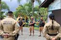 O coronel Jefferson Silva, acompanhado pelo Chefe do Estado-Maior, coronel Paulo Roberto Lima, realizaram encontros para acompanhar de perto as atividades 