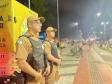 O evento que reuniu mais de 150 mil pessoas contou  com um forte esquema de policiamento preventivo e ostensivo