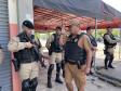 A atuação da PMPR contou com diversas modalidades de policiamento