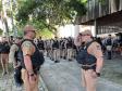 A atuação da PMPR contou com diversas modalidades de policiamento