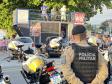 A atuação da PMPR contou com diversas modalidades de policiamento