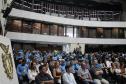 Durante a solenidade, a PMPR e a Banda da Polícia Militar do Paraná receberam reconhecimento pelo trabalho desenvolvido 