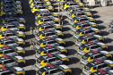 Investimento de R$ 63 milhões: Ratinho Junior entrega 431 motos e viaturas para a PMPR