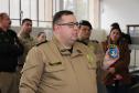 Diretoria de Gestão de Pessoas da PMPR apresenta novo brasão em solenidade no Quartel do Comando-Geral